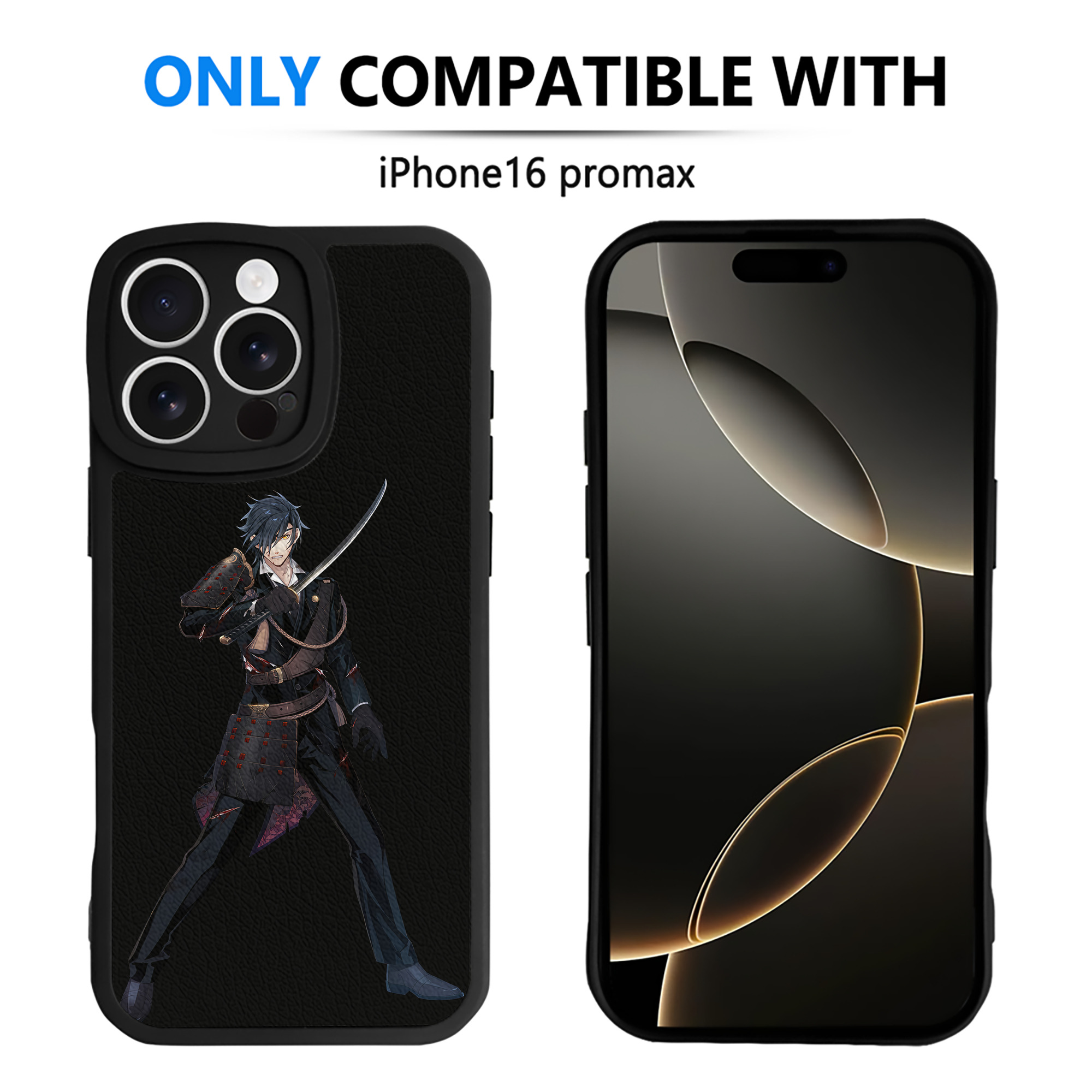 （画像用） 刀剣乱舞 Touken Ranbu 【iPhone 16シリーズ対応】シリコンスマホケース（レザー調） 材質：シリコン